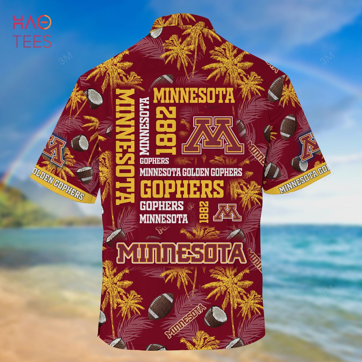 Minnesota Golden Gophers Hawaiian Shirt, New Gift For Summer