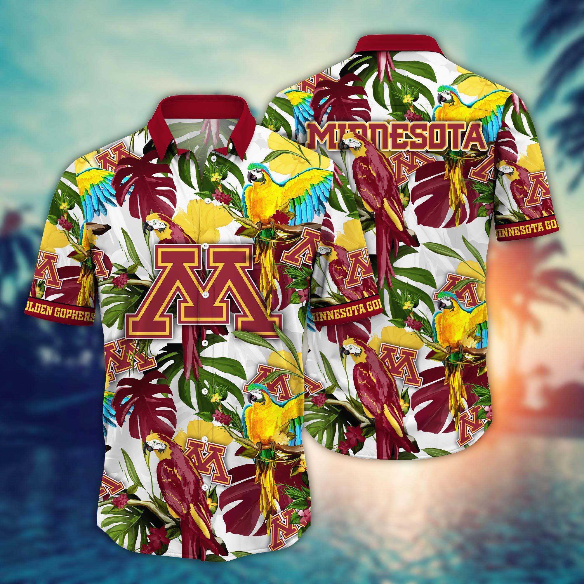 Minnesota Golden Gophers NCAA Flower Hawaii Shirt For Fans Ver 1