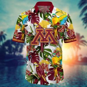 Minnesota Golden Gophers NCAA Flower Hawaii Shirt For Fans Ver 1