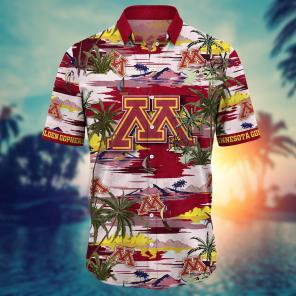 Minnesota Golden Gophers NCAA Flower Hawaii Shirt For Fans Ver 10