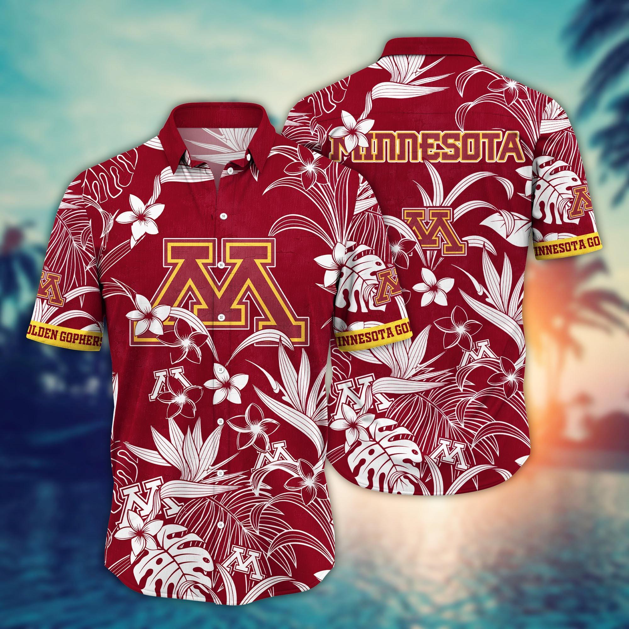 Minnesota Golden Gophers NCAA Flower Hawaii Shirt For Fans Ver 15