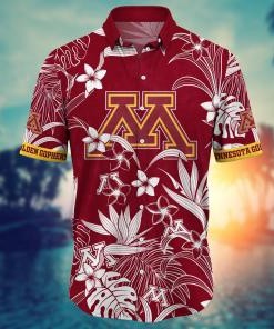 Minnesota Golden Gophers NCAA Flower Hawaii Shirt For Fans Ver 15