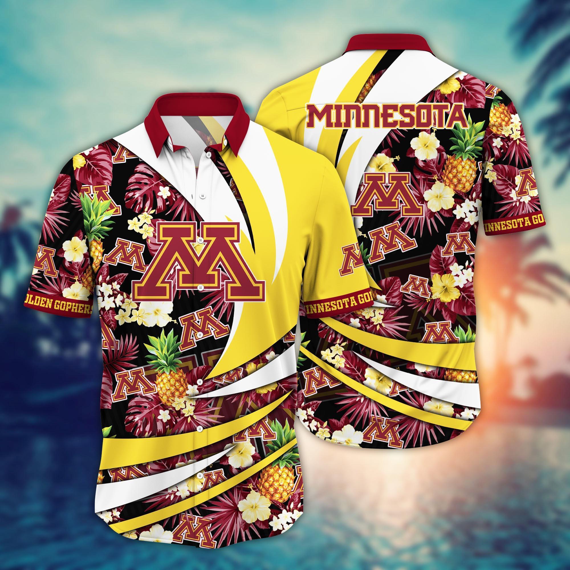 Minnesota Golden Gophers NCAA Flower Hawaii Shirt For Fans Ver 16