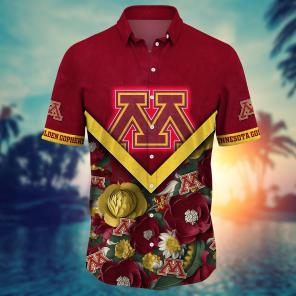 Minnesota Golden Gophers NCAA Flower Hawaii Shirt For Fans Ver 17