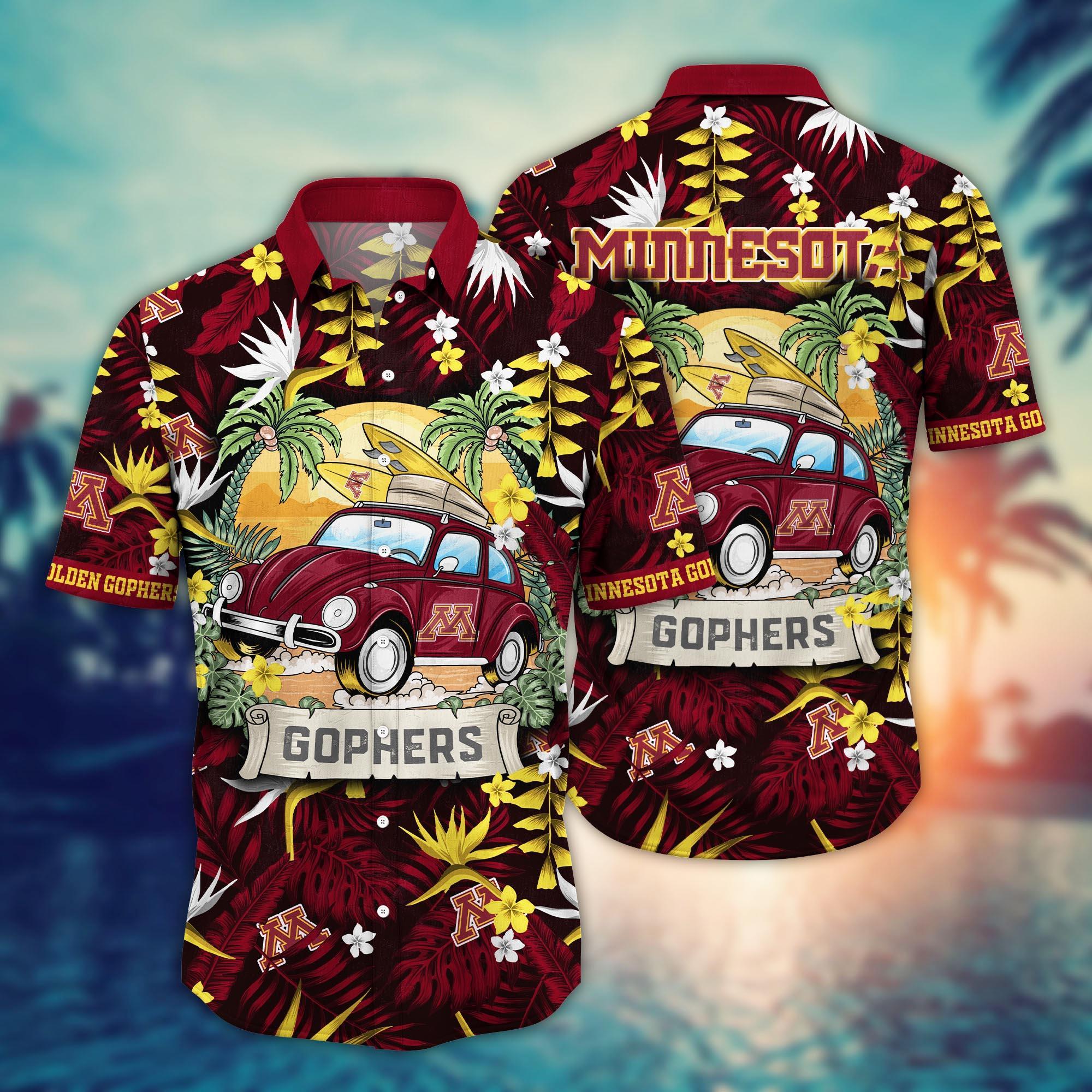 Minnesota Golden Gophers NCAA Flower Hawaii Shirt For Fans Ver 2