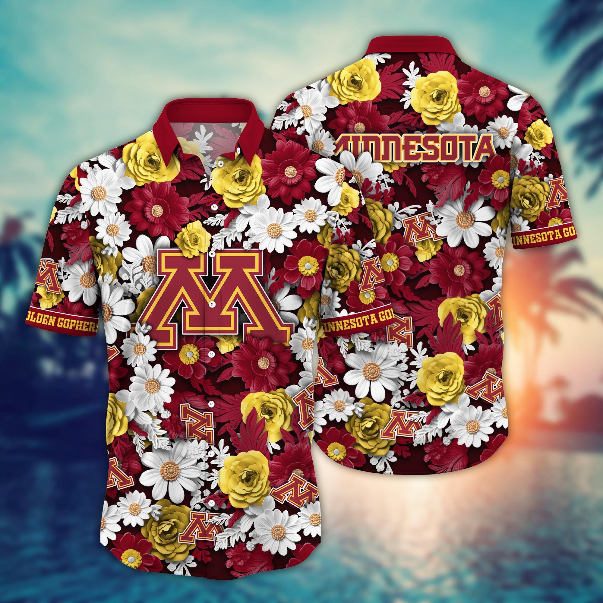 Minnesota Golden Gophers NCAA Flower Hawaii Shirt For Fans Ver 21