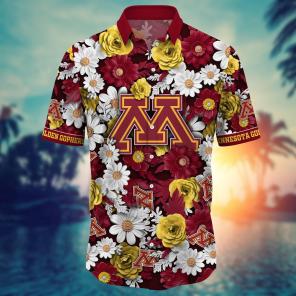 Minnesota Golden Gophers NCAA Flower Hawaii Shirt For Fans Ver 21