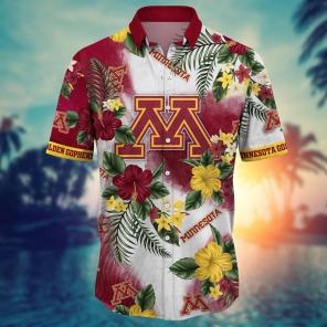 Minnesota Golden Gophers NCAA Flower Hawaii Shirt For Fans Ver 27