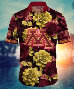 Minnesota Golden Gophers NCAA Flower Hawaii Shirt For Fans Ver 3