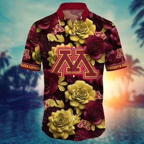 Minnesota Golden Gophers NCAA Flower Hawaii Shirt For Fans Ver 3