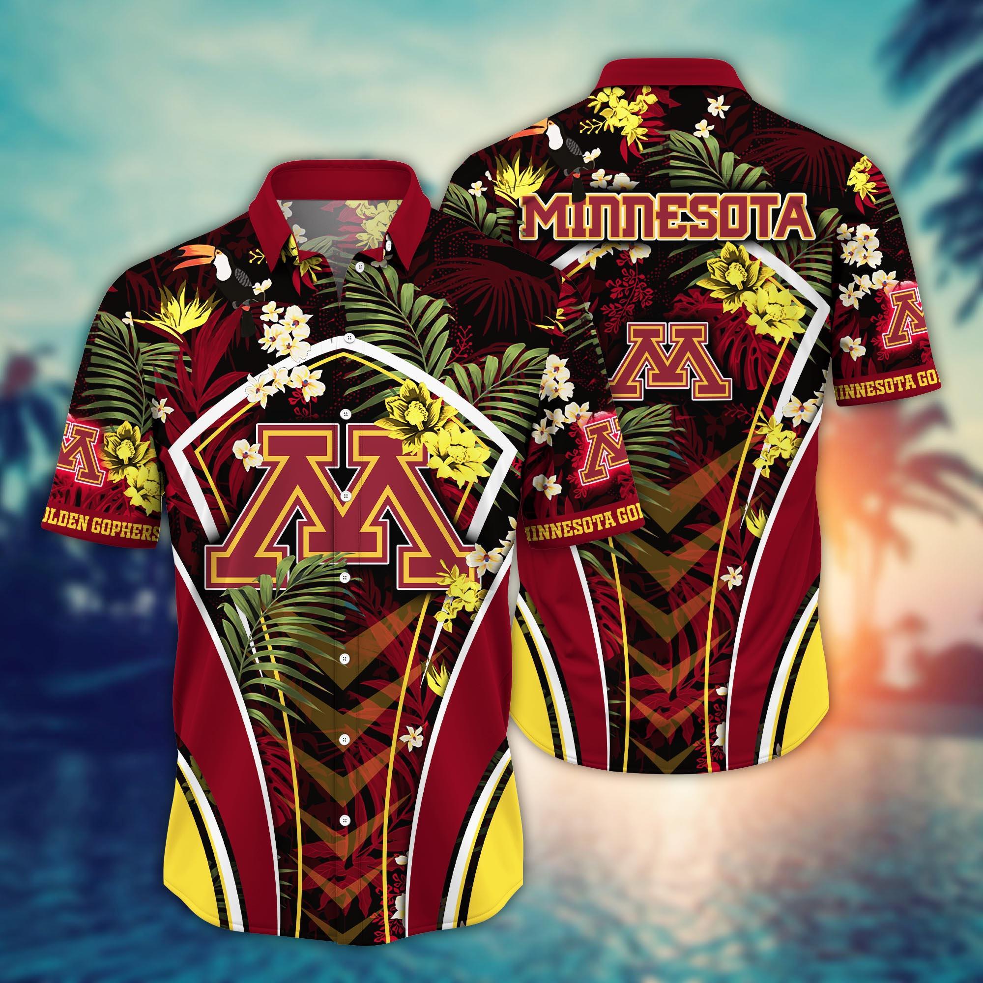 Minnesota Golden Gophers NCAA Flower Hawaii Shirt For Fans Ver 30