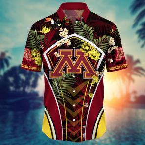 Minnesota Golden Gophers NCAA Flower Hawaii Shirt For Fans Ver 30
