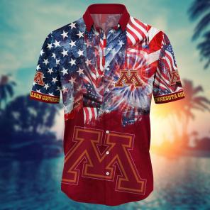 Minnesota Golden Gophers NCAA Flower Hawaii Shirt For Fans Ver 31