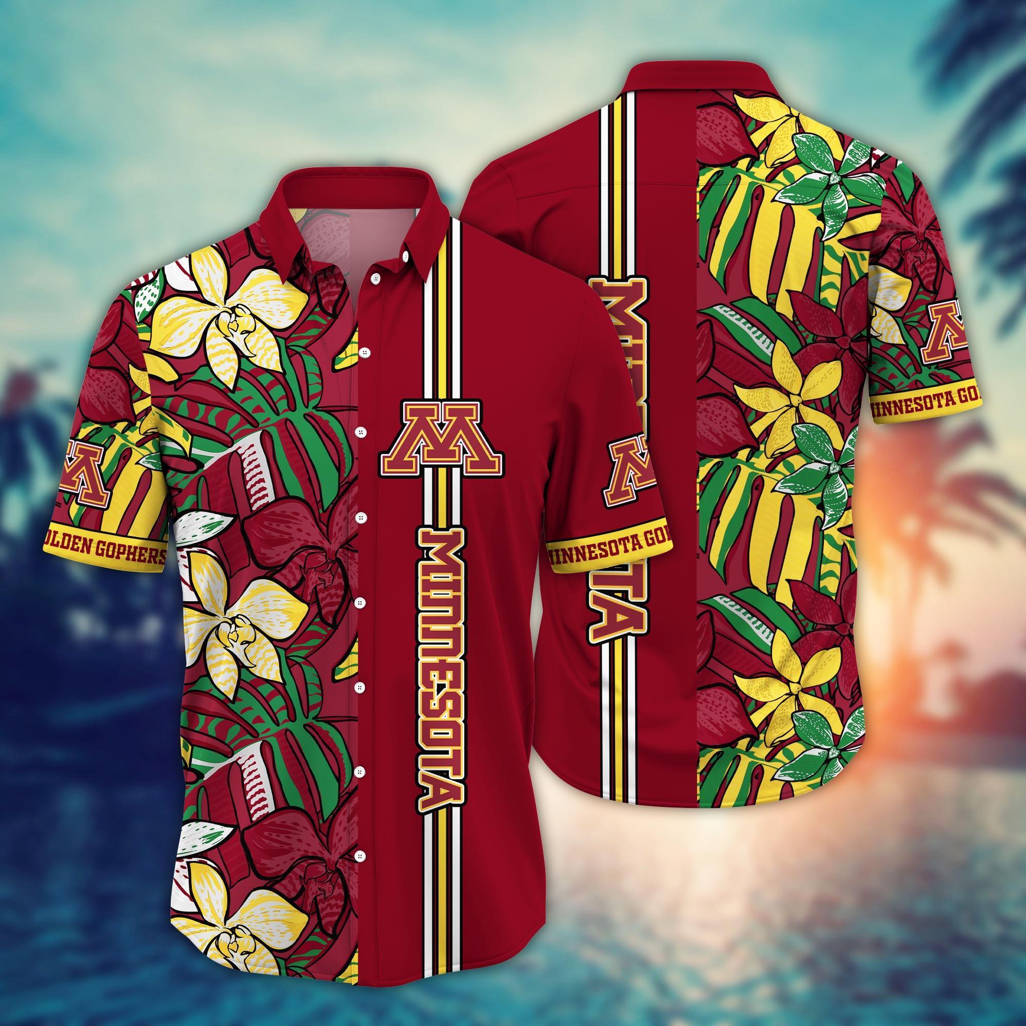 Minnesota Golden Gophers NCAA Flower Hawaii Shirt For Fans Ver 32