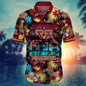 Minnesota Golden Gophers NCAA Flower Hawaii Shirt For Fans Ver 33