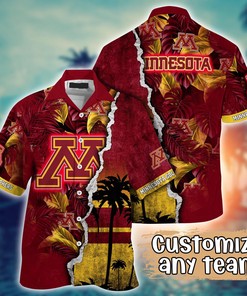 Minnesota Golden Gophers NCAA Flower Hawaii Shirt For Fans Ver 34
