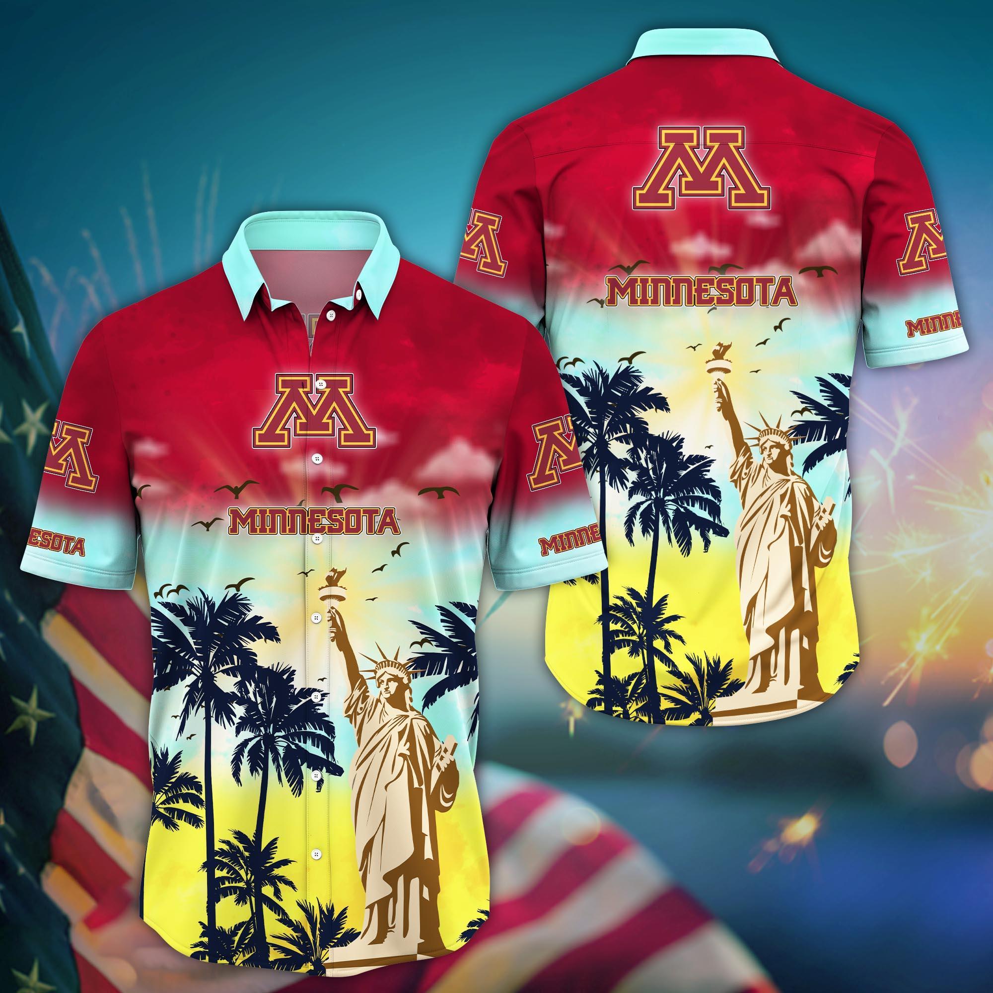 Minnesota Golden Gophers NCAA Flower Hawaii Shirt For Fans Ver 36