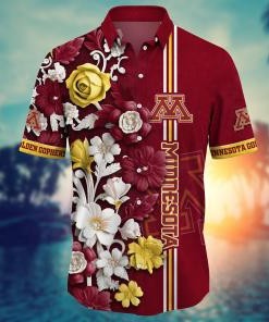 Minnesota Golden Gophers NCAA Flower Hawaii Shirt For Fans Ver 37