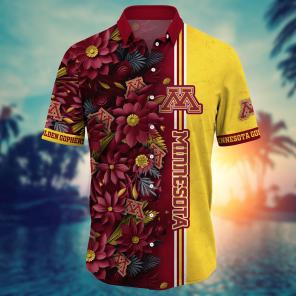 Minnesota Golden Gophers NCAA Flower Hawaii Shirt For Fans Ver 4