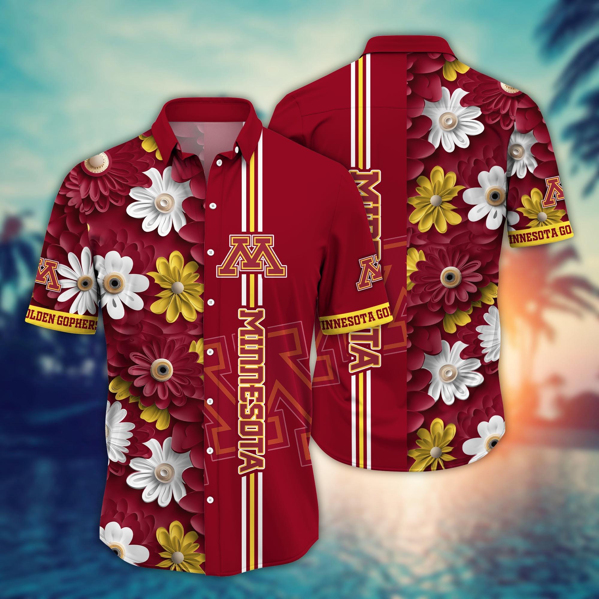 Minnesota Golden Gophers NCAA Flower Hawaii Shirt For Fans Ver 6