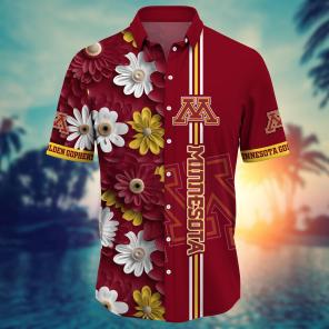 Minnesota Golden Gophers NCAA Flower Hawaii Shirt For Fans Ver 6