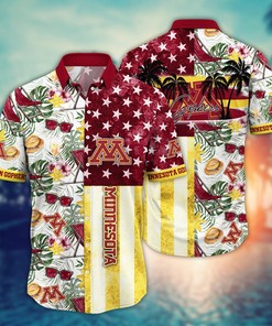 Minnesota Golden Gophers NCAA Flower Hawaii Shirt For Fans Ver 7