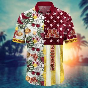 Minnesota Golden Gophers NCAA Flower Hawaii Shirt For Fans Ver 7
