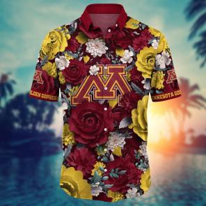 Minnesota Golden Gophers NCAA Flower Hawaii Shirt For Fans Ver 8