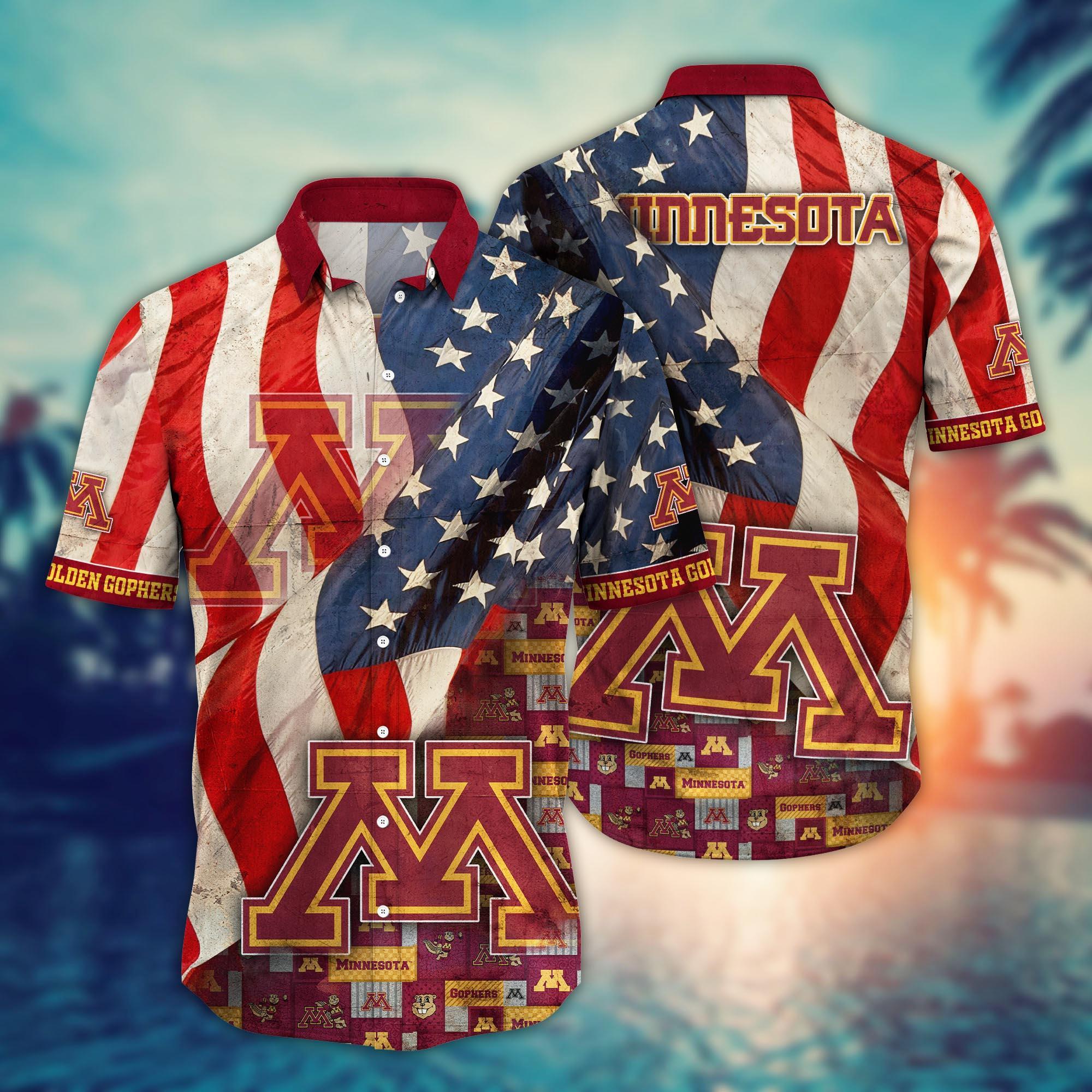 Minnesota Golden Gophers NCAA Flower Hawaii Shirt For Fans Ver 9