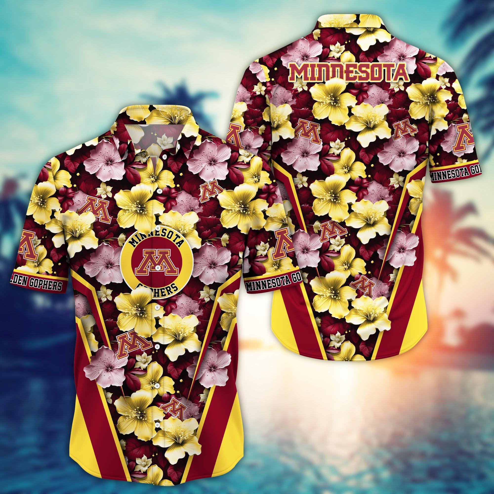 Minnesota Golden Gophers NCAA Hawaiian Shirt, Aloha Shirt Ver 2