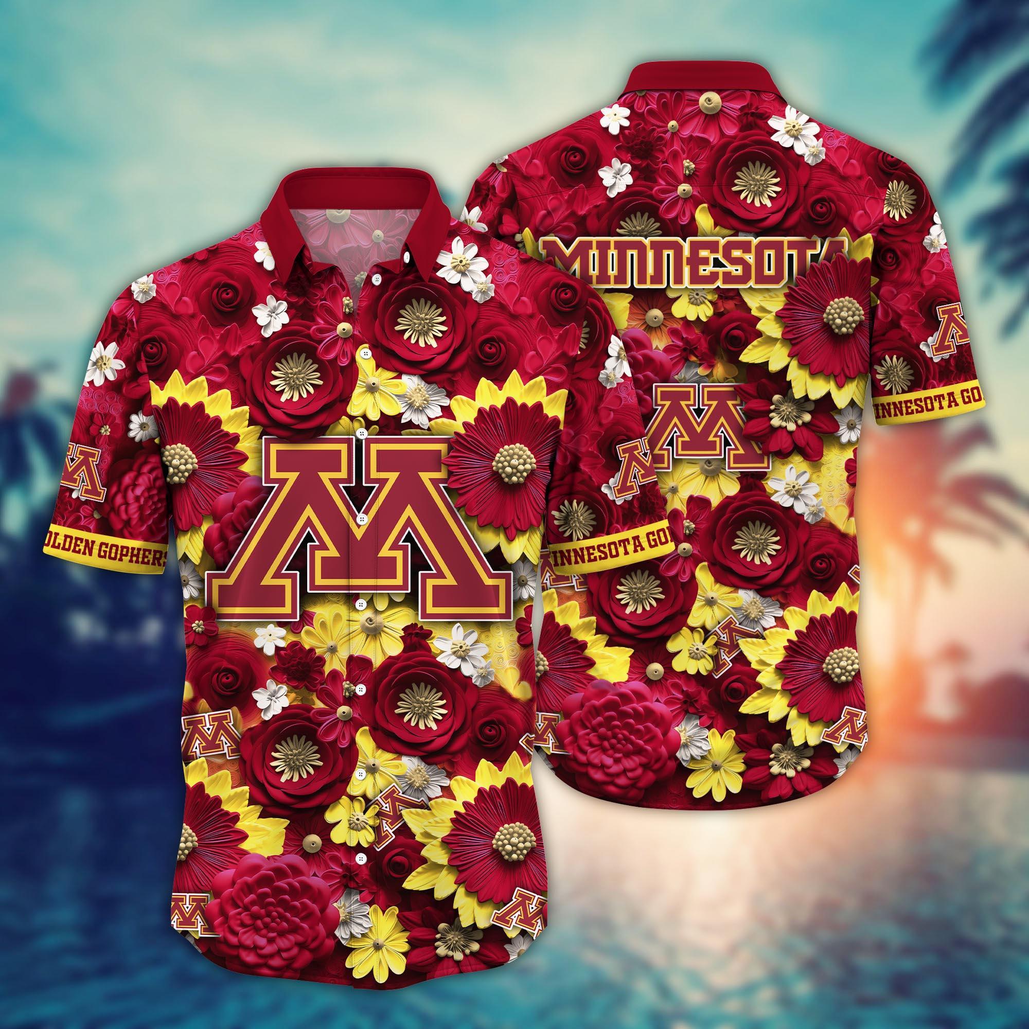 Minnesota Golden Gophers NCAA Hawaiian Shirt for This Summer Customize Shirt Any Team