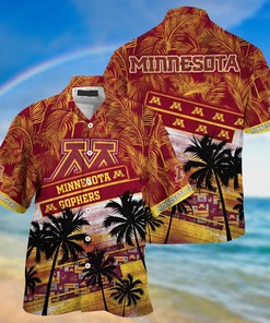 Minnesota Golden Gophers NCAA Palm Tree Pattern Hawaii Shirt For Sports Fans