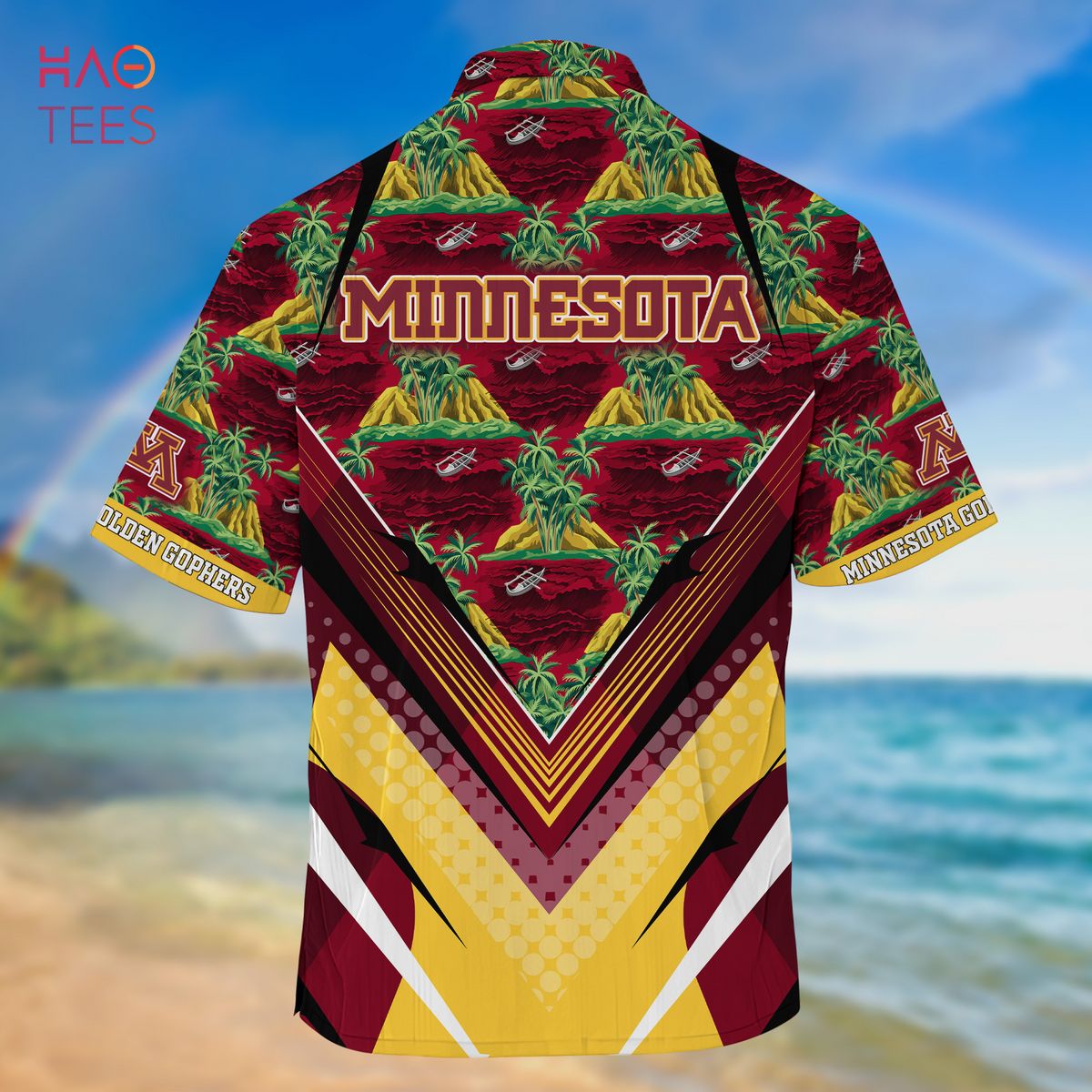 Minnesota Golden Gophers Summer Hawaiian Shirt And Shorts For Sports Fans