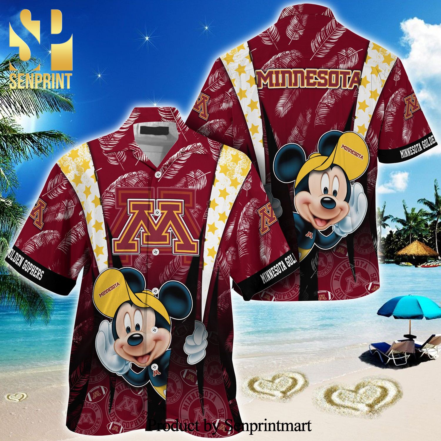 Minnesota Golden Gophers Summer Hawaiian Shirt - Perfect for Gifting to Your Loved Ones.
