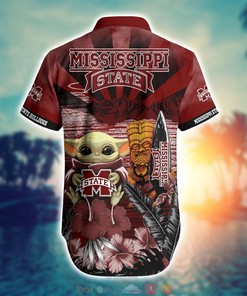 Mississippi State Bulldogs Baby Yoda NCAA Hawaiian Shirt, Shorts - Cute and Trendy Hawaiian Shirt for Baby Yoda Fans