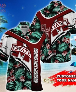 Mississippi State Bulldogs Customized Summer Hawaiian Shirt - Personalized for Fans with Tropical Pattern