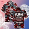 Mississippi State Bulldogs Hawaiian Shirt And Shorts For Summer, Stress Blessed Obsessed Fans 