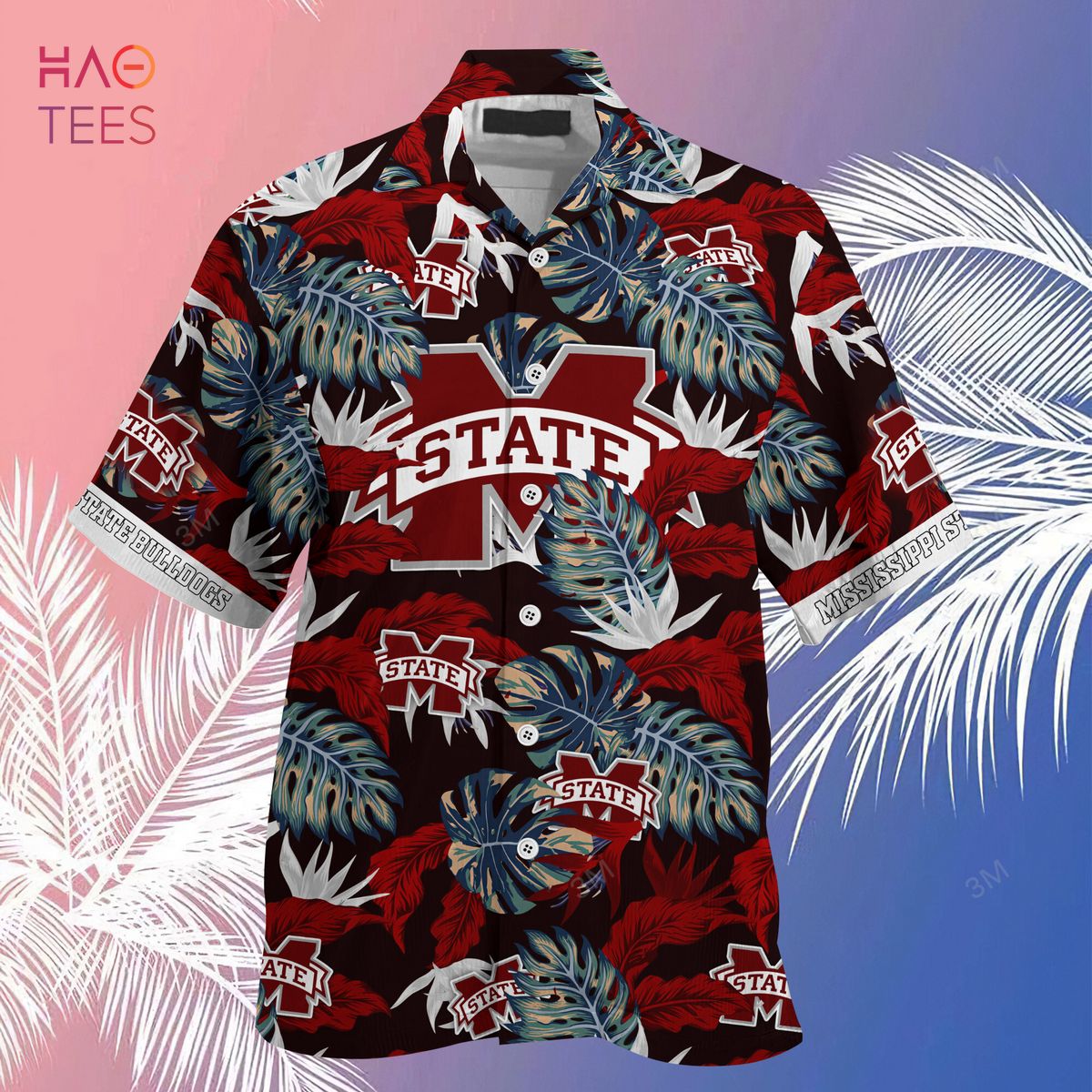 Mississippi State Bulldogs Hawaiian Shirt And Shorts For Summer, Stress Blessed Obsessed Fans