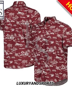 Mississippi State Bulldogs Island Custom Hawaiian Shirt - Customized with Island Vibes for Bulldogs Fans