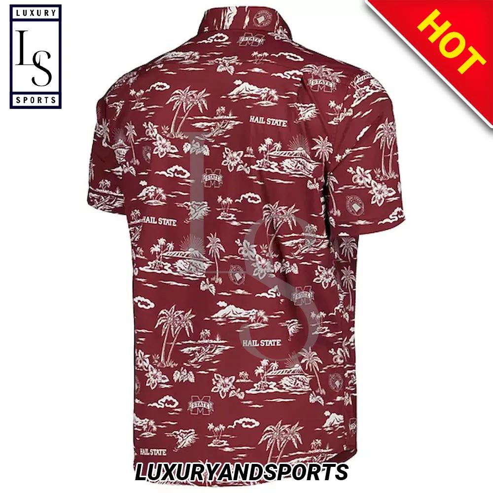 Mississippi State Bulldogs Island Custom Hawaiian Shirt - Customized with Island Vibes for Bulldogs Fans