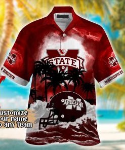Mississippi State Bulldogs NCAA Best Hawaiian Shirt Ever- Customize Any Team Any League