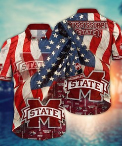 Mississippi State Bulldogs NCAA Flower Hawaii Shirt For Fans Ver 10