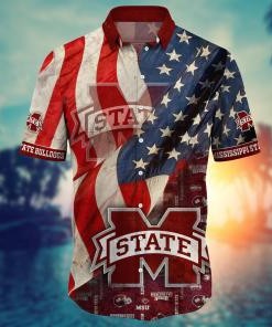 Mississippi State Bulldogs NCAA Flower Hawaii Shirt For Fans Ver 10