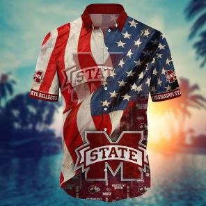 Mississippi State Bulldogs NCAA Flower Hawaii Shirt For Fans Ver 10