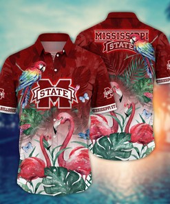 Mississippi State Bulldogs NCAA Flower Hawaii Shirt For Fans Ver 11