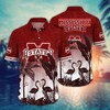 Mississippi State Bulldogs NCAA Flower Hawaii Shirt For Fans Ver 12