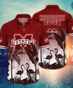 Mississippi State Bulldogs NCAA Flower Hawaii Shirt For Fans Ver 12