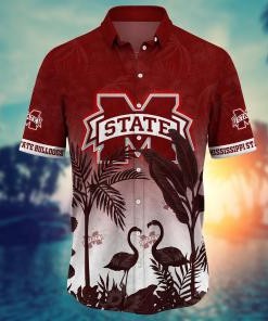 Mississippi State Bulldogs NCAA Flower Hawaii Shirt For Fans Ver 12