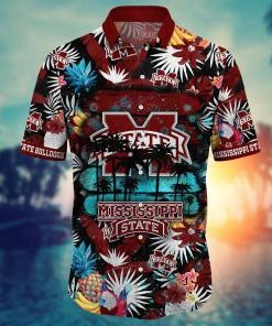 Mississippi State Bulldogs NCAA Flower Hawaii Shirt For Fans Ver 14