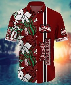 Mississippi State Bulldogs NCAA Flower Hawaii Shirt For Fans Ver 15